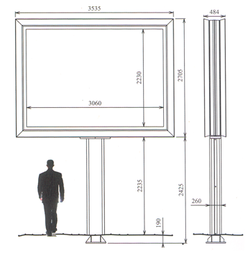 Taille de nos panneaux